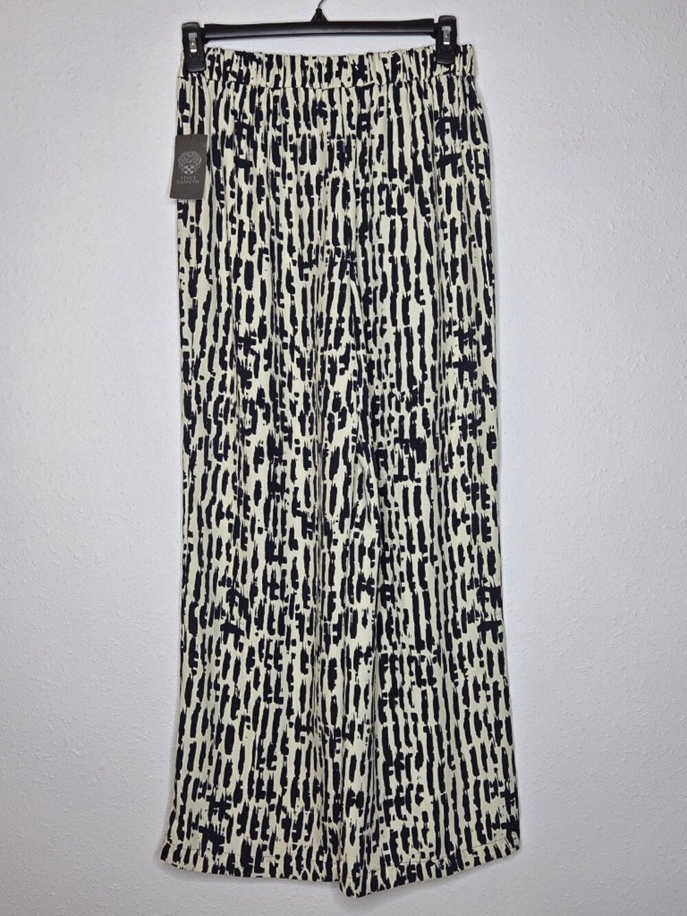 Vince Camuto Wide Leg Pants with Front Pleat Casual Pants Classic Navy